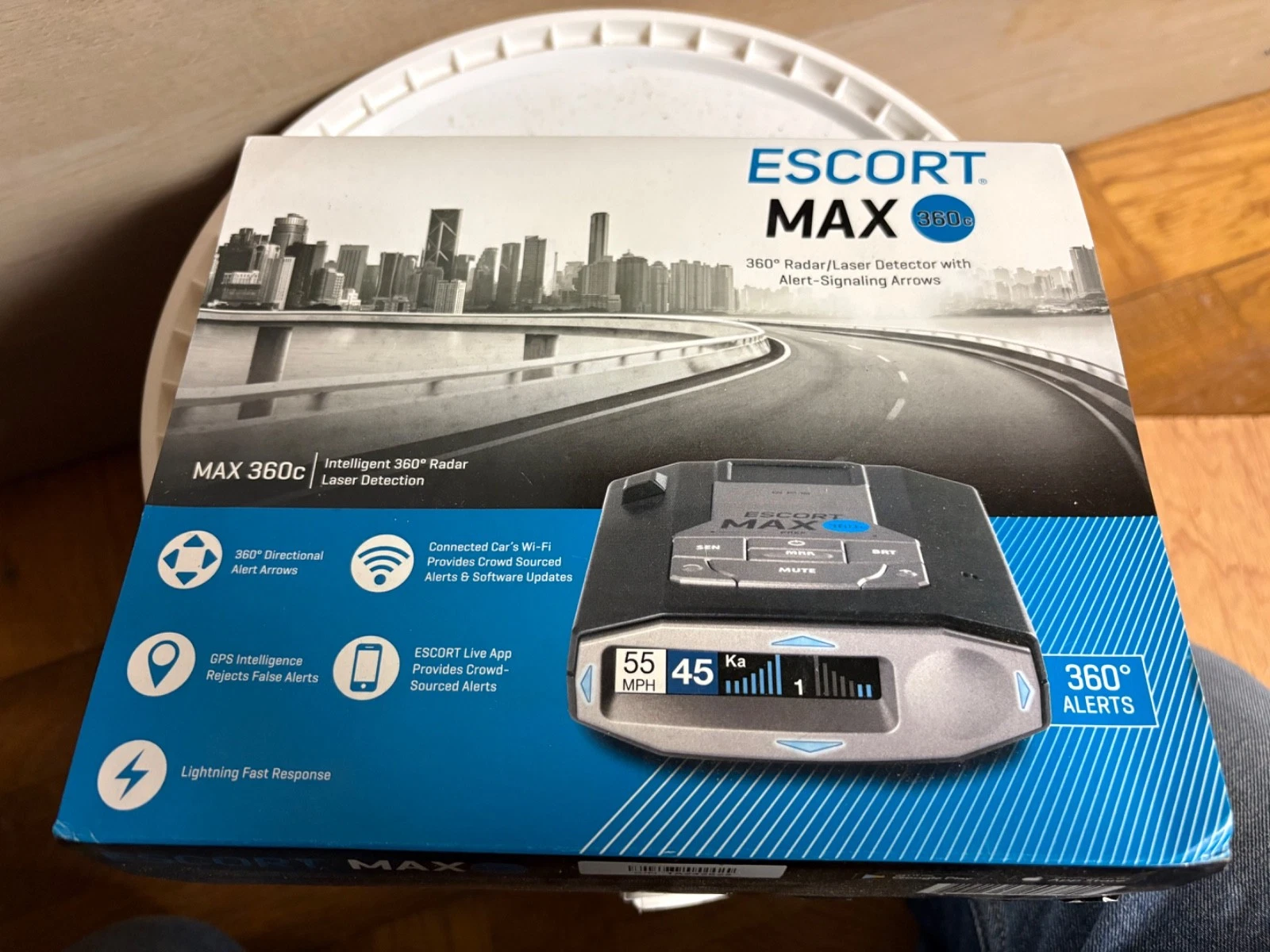 360 Degree Connected Laser Radar Detector